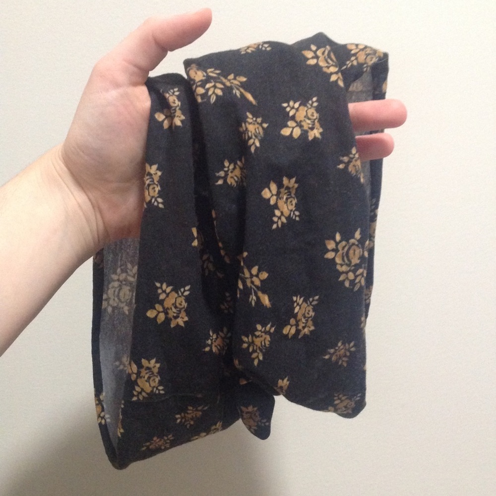 wide stretchy headbands, floral print, set of 2